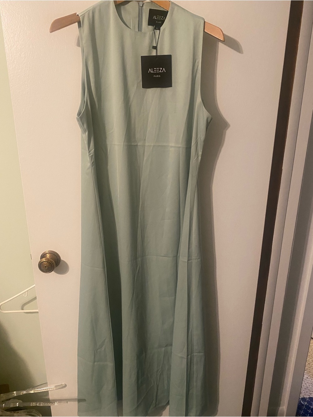 Aleeza Paris Tiffany Green Sleeveless Maxi Dress